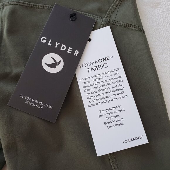 Glyder 7/8 Sport Legging Moss XS - Picture 5 of 10